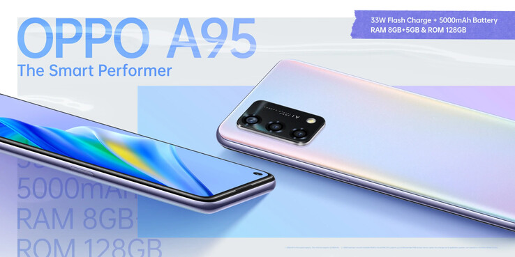 Das Oppo A95 kostet umgerechnet 230 Euro (Bild: Oppo)