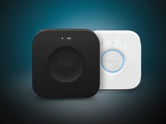 Für die Philips Hue Bridge V2 und die Hue Bridge Pro (im Bild) stehen neue Software-Updates bereit. (Bildquelle: Philips Hue)