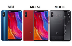 Das Mi 8 von Xiaomi gibt es in drei Varianten: Mi 8, Mi 8 SE und Mi 8 Explorer Edition.