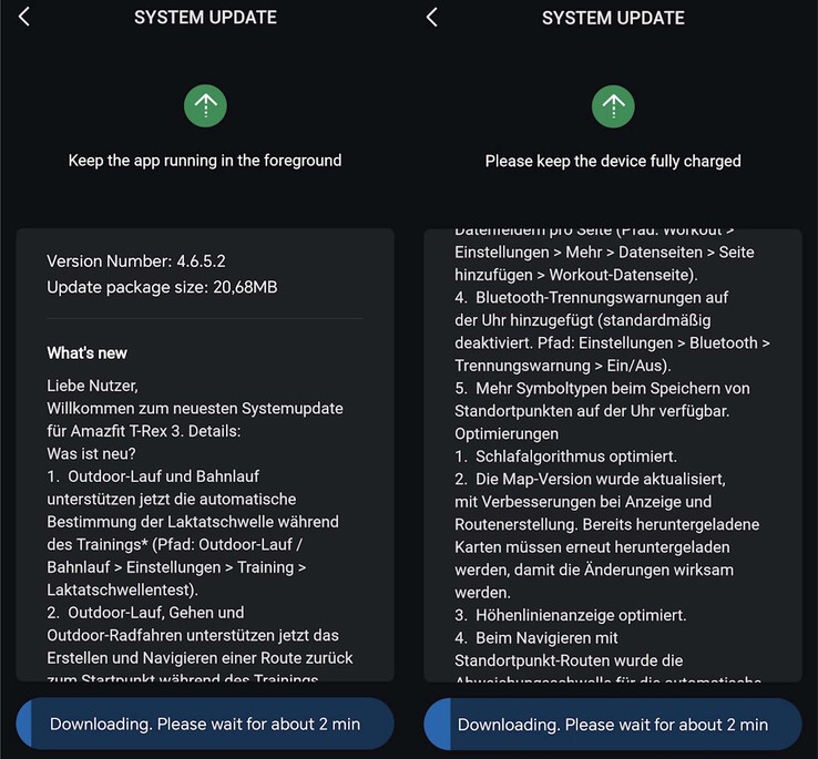 Das Update wird auch schon in Deutschland ausgerollt