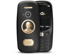 Für Putin-Fans gibt es in Russland auch ein Nokia 3310 mit entsprechendem Konterfrei.