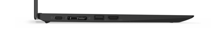 Neuer Docking-Anschluss (zweiter Anschluss von links) kombiniert USB C mit einem proprietären Ethernet-Anschluss