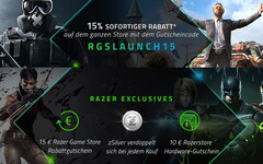 15 Rabatt auf alle Spiele und exklusive Deals im Razer Game Store.