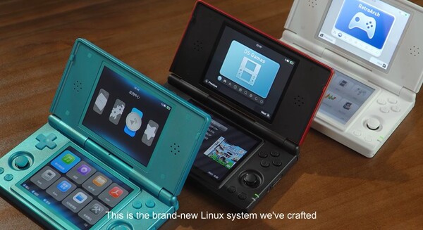 Das neue Anbernic RG DS Linux-Betriebssystem bietet drei verschiedene Themes