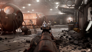 Im Bild: Ein Gameplay-Screenshot aus Atomic Heart.