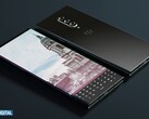 Wie das BlackBerry 5G-Smartphone mit Tastatur in der ersten Jahreshälfte 2021 aussehen könnte. (Bild: Concept Creator, LetsGoDigital)