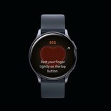 Die versprochene EKG-Funktionalität der Galaxy Watch Active 2 soll nachgeliefert werden, doch das dauert noch einige Monate. (Bild: Samsung)
