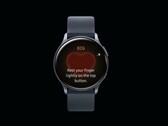Die versprochene EKG-Funktionalität der Galaxy Watch Active 2 soll nachgeliefert werden, doch das dauert noch einige Monate. (Bild: Samsung)