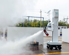 Feuerwehrspiele mit humanoiden Robotern.