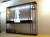 Der LG Signature OLED T setzt auf ein transparentes Panel. (Bild: Cnet, YouTube)