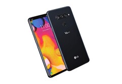 Das V40 ThinQ wird in einigen Marketing-Bildern mit abgeschalteter Notch abgebildet.
