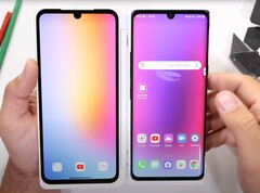 Das LG Velvet war mit Zweitdisplay-Schutzhülle zu Besuch bei JerryRigEverything.