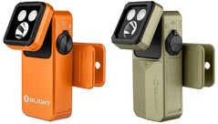 Die Olight Oclip 2 Pro (links) und die Oclip 2 Ultra (rechts) sind mit neigbaren Köpfen und drehbaren Clips ausgestattet, die eine bequeme Ausrichtung des Lichts ermöglichen.