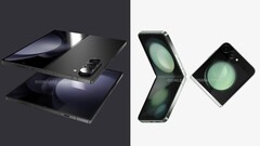 Samsung Galaxy Z Flip6 und Galaxy Z Fold6 sollen 2024 noch früher als in den Jahren zuvor an den Start gehen. (Bild: Smartprix & OnLeaks)