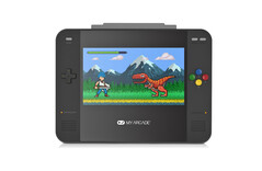 Mit dem Super Retro Champ kann man seine 20 Jahre alten Cartridges endlich unterwegs spielen! (Bild: My Arcade)