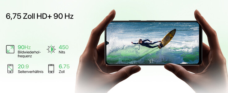 Beworben wird eine erhöhte Bildwiederholfrequenz (Bildquelle: Umidigi)