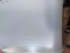 Praxistest Druckgeschwindigkeit Wellenmuster durch direkten Filament-Antrieb über dem Hotend