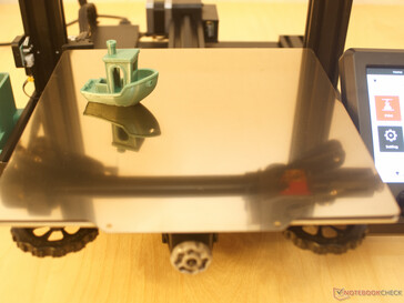 Glatte Seite des Druckbetts