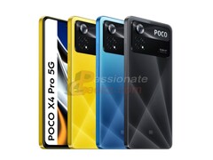 Das Poco X4 Pro von Xiaomi wird neben Schwarz auch wieder in zwei eher grellen Farbtönen zu haben sein. Launchtermin ist noch Ende Februar.