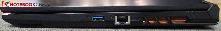 Rechts: USB-A 3.2 Gen 2, LAN