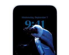 Das Apple iPhone 14 Pro dunkelt das Hintergrundbild des Sperrbildschirms im Always-on-Modus stark ab. (Bild: MacRumors)