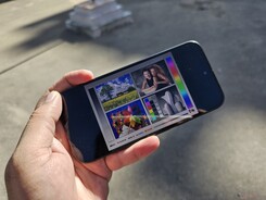 Im Freien bei direkter Sonneneinstrahlung