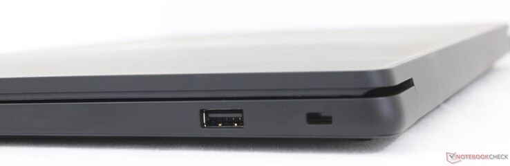 Rechts: USB-A 2.0, Kensington-lock