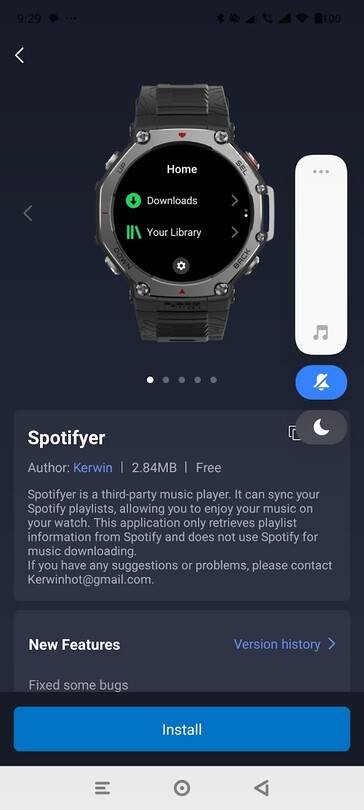 Der Download von Musiktiteln wird unterstützt (Bildquelle: Eigene)