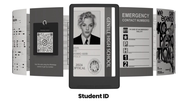 Anzeigen lässt sich etwa auch die Bordkarte (Bildquelle: Xteink)