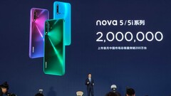 Huawei: 2 Millionen Nova 5 Smartphones in einem Monat verkauft.