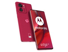 Das Motorola Edge 40 wird in "Viva Magenta" angeboten, der Pantone Color of the Year 2023. (Bild: Roland Quandt)