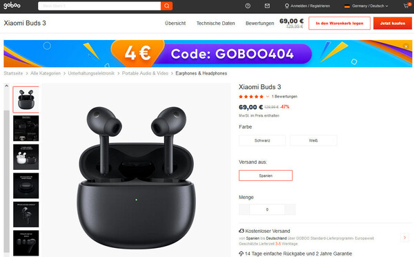 Xiaomi Buds 3 zum Top-Preis.