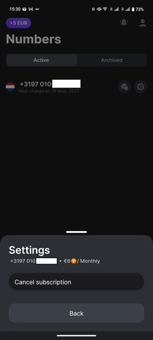 Ein Nummern-Abo muss man aktiv kündigen.