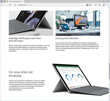 Surface Pro: "Leistung ohne Abstriche." - Das ist leider zu viel versprochen.