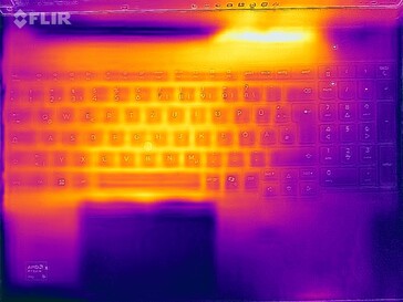 Oberflächentemperaturen Stresstest (Oberseite)