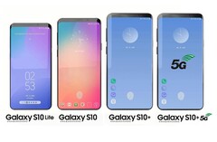 Das Samsung Galaxy S10 soll offenbar auch in einer 4. Variante mit 5G-Modem kommen. (Konzept: Waqar Khan)