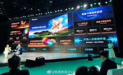 Hisense hat einen der ersten Laser TVs der Welt vorgestellt, der volle 8K-Auflösung erreicht. (Bild: MyDrivers)