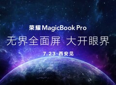 Das Honor MagicBook Pro wird eines der ersten 16,1 Zoll Notebooks im Full-Screen-MacBook-Design.