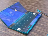 Aus dem Huawei Mate X2 kann man - zumindest im Konzept-Video - einen Mini-Laptop machen. (Bild: Techconfigurations)