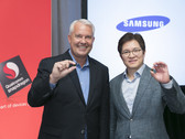 Qualcomm und Samsung in trauter Eintracht bei der Präsentation des Snapdragon 835.