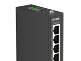 Der DIS-100E-05 bietet für Fast-Ethernet-Anschlüsse.