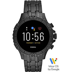 Unter den reduzierten Smartwatches ist unter anderem die Fossil Garret HR zu finden. (Bild: Fossil)