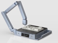 Ein faltbarer 3D-Drucker soll sich gut mitnehmen lassen (Bildquelle: Anycubic)