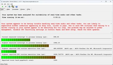 LatencyMon - Übersicht