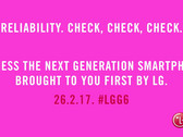 LG G6: Neuer Teaser verspricht Zuverlässigkeit