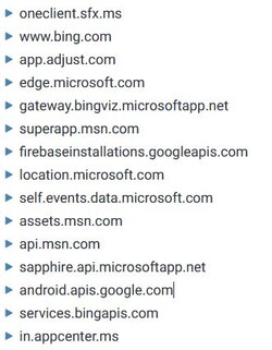 Datenübertragung zu folgenden Domains (Quelle kukets-blog.de)