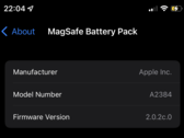 Die Firmware-Version der Magsafe-Geräte ist über iOS auslesbar