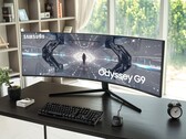 Der Samsung Odyssey G9 Gaming-Monitor vermag schon durch seine schiere Größe zu beeindrucken. (Bild: Samsung)