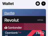 Revolut mit einer Visa und einer Mastercard im Apple Wallet (Screenshot: Notebookcheck.com)