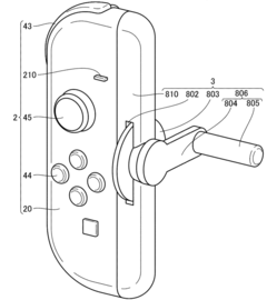 Ein kürzlich veröffentlichtes Nintendo-Patent fügt dem Switch 2 Joy-Con eine Kurbel-Funktion und eine Art mechanisches Rad hinzu. (Bildquelle: Nintendo / WIPO)